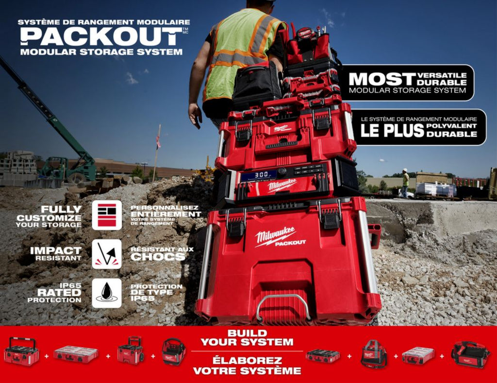 Milwaukee 48-22-8420- Boîte à outils à roulettes PACKOUT™