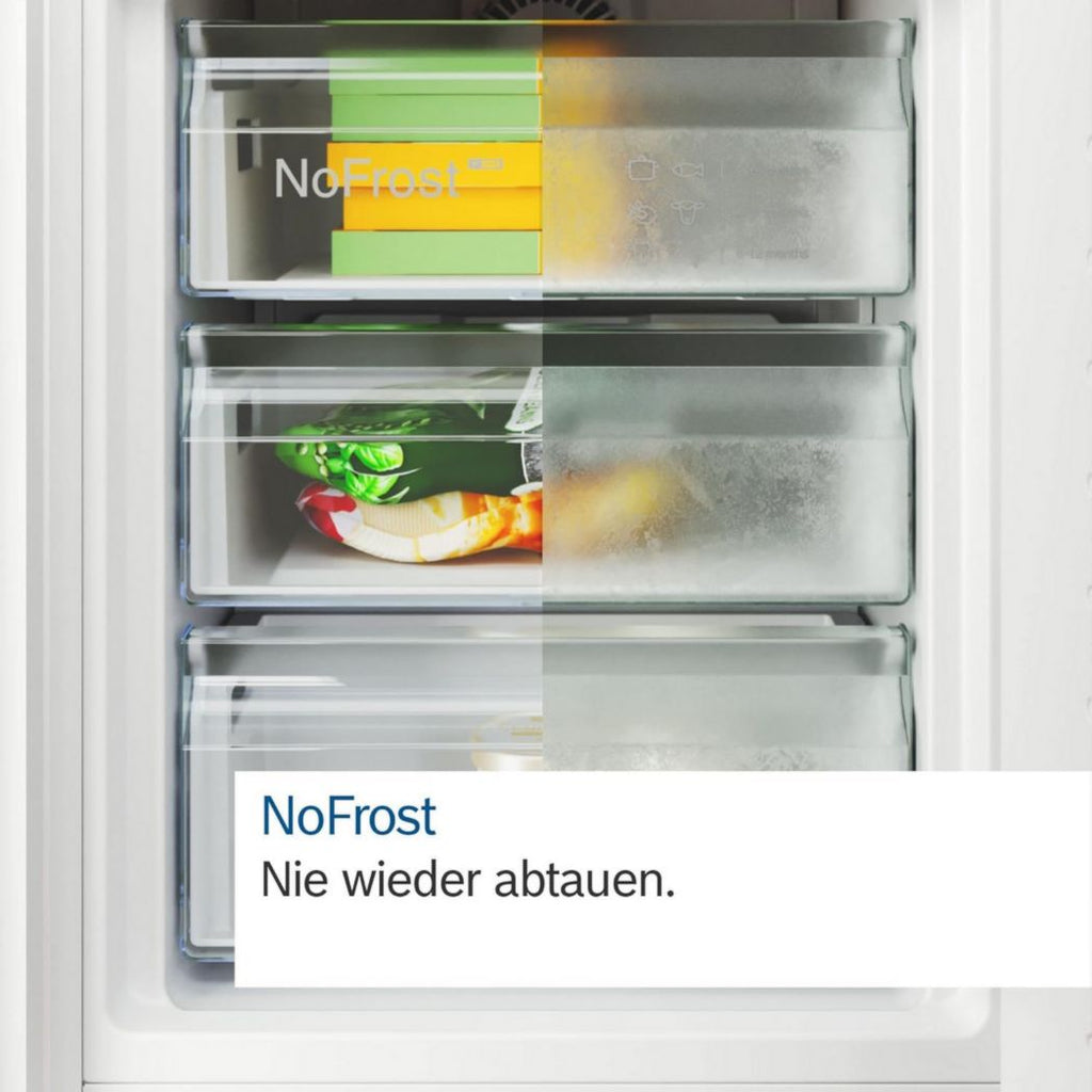 Bosch KGN367LDF - Série 4, Réfrigérateur combiné pose libre, 186 x 60 cm, Acier inoxydable