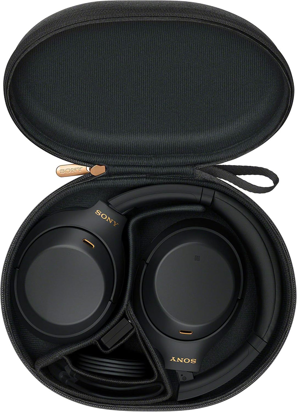 WH1000XM4| Casque Bluetooth à réduction de bruit sans fil, 30 heures d'autonomie, avec micro pour appels téléphoniques, optimisé pour Amazon Alexa et Google assistant, Noir