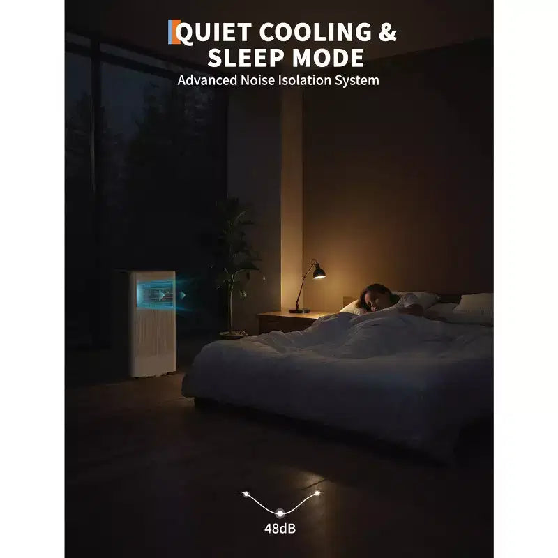 Portable Air Conditioners, Flarhetoric 10000 BTU Cooling/Fan/Dry 3 IN 1 Portable Ac unit for Room 560 SQ.FT, Units for Low Noise rooms
