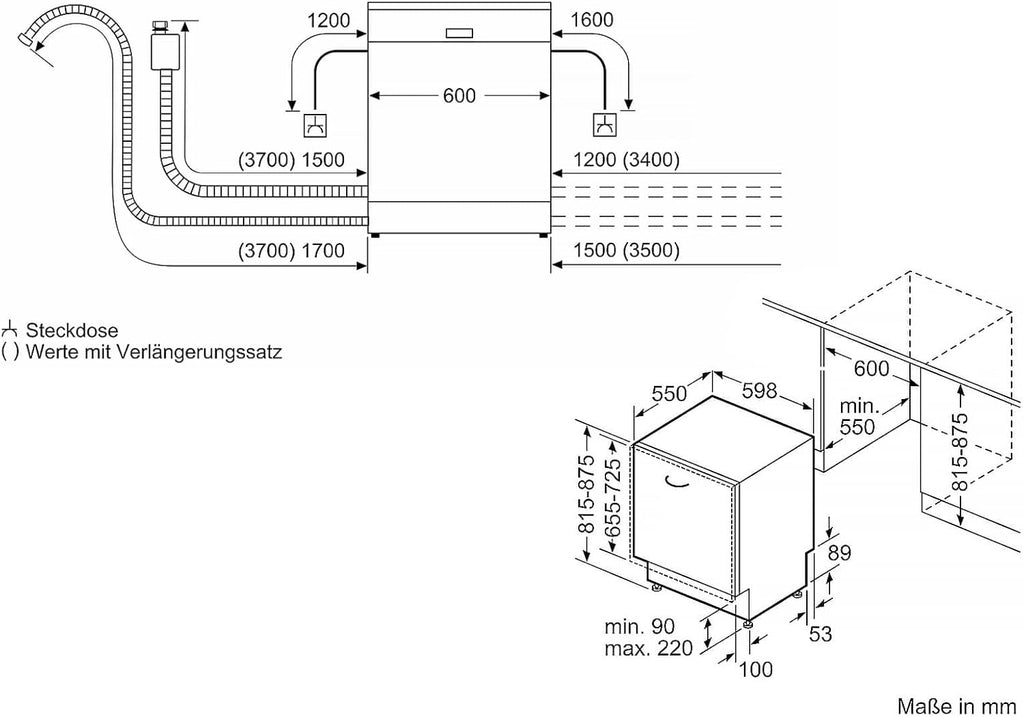 Lave vaisselle Siemens SN63HX10TE iQ300 ENCASTRABLE 60CM