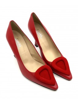 Escarpin Stocks Permanents Kylie / Rouge