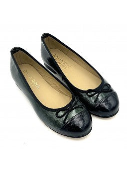 Ballerine Folie's Noelia / Vernis Vert - Noir