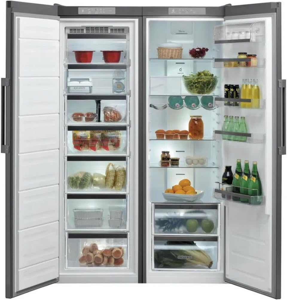 Whirlpool Congélateur armoire 60cm 263l nofrost uw8f2cxbin2, Silver