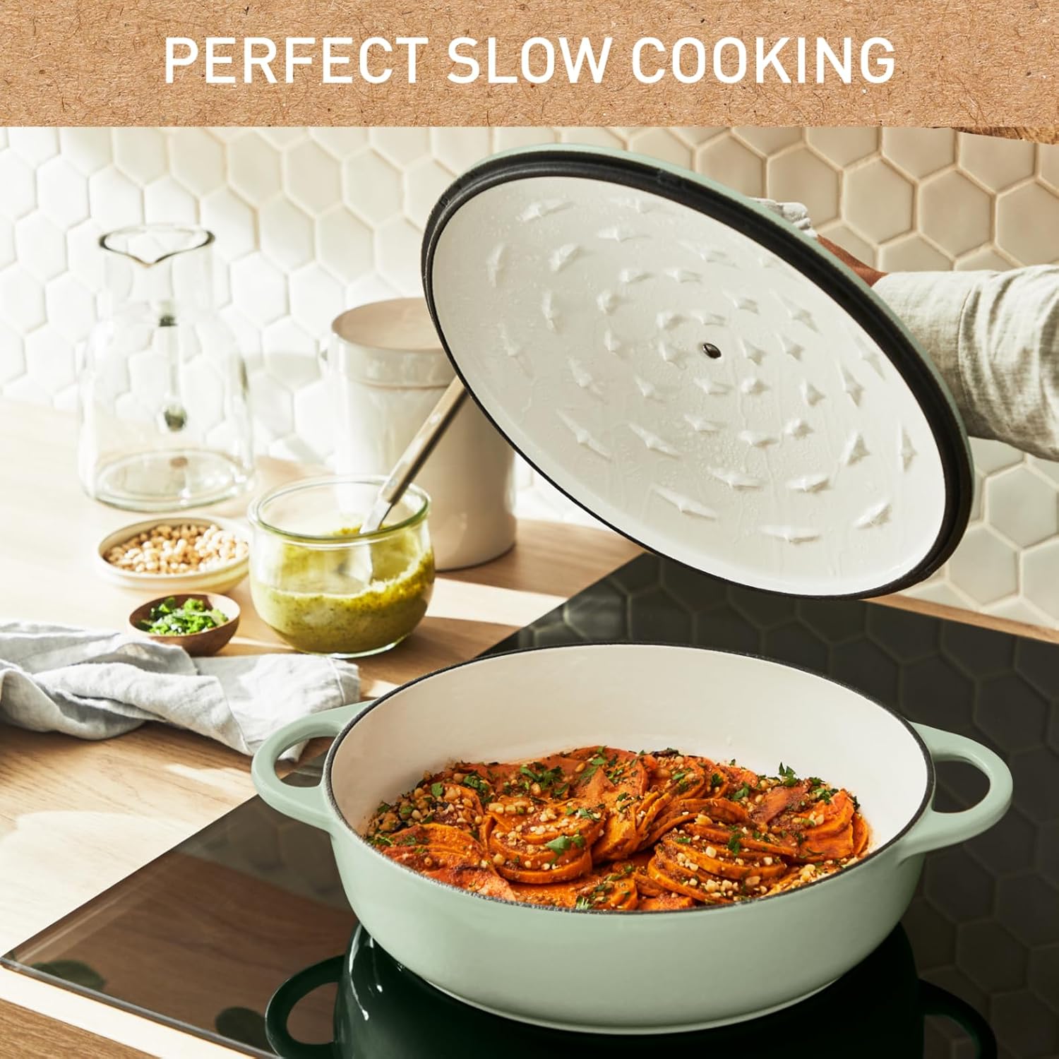 Sauteuse 2 anses Tefal Lov E25872 28 cm Vert