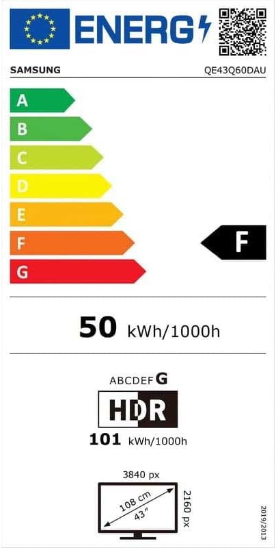 TV 43Q60D QLED 4K (QE43Q60DAUXXH)