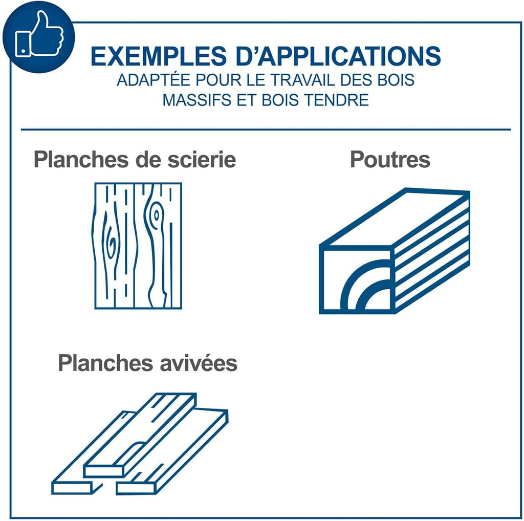 Scheppach Raboteuse & Dégauchisseuse compacte HMS850 | Puissance 1250W | 2 fers en acier rapide | Largeur de rabotage 204mm | Hauteur de passage 120mm | Régime de l'arbre 8500-1min