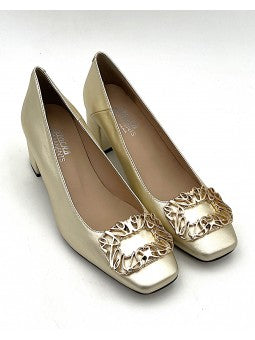 Escarpin Stocks Permanents Valda / Or