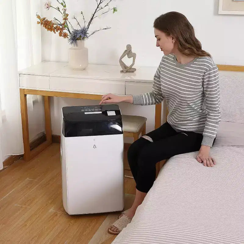 10000 BTU Portable Air Conditioner, Home AC/Air Conditioner with Remote Control for Room up to 450 Sq.Ft, 3-in-1 Functions/24 Hrs Timer/Caster Wheels