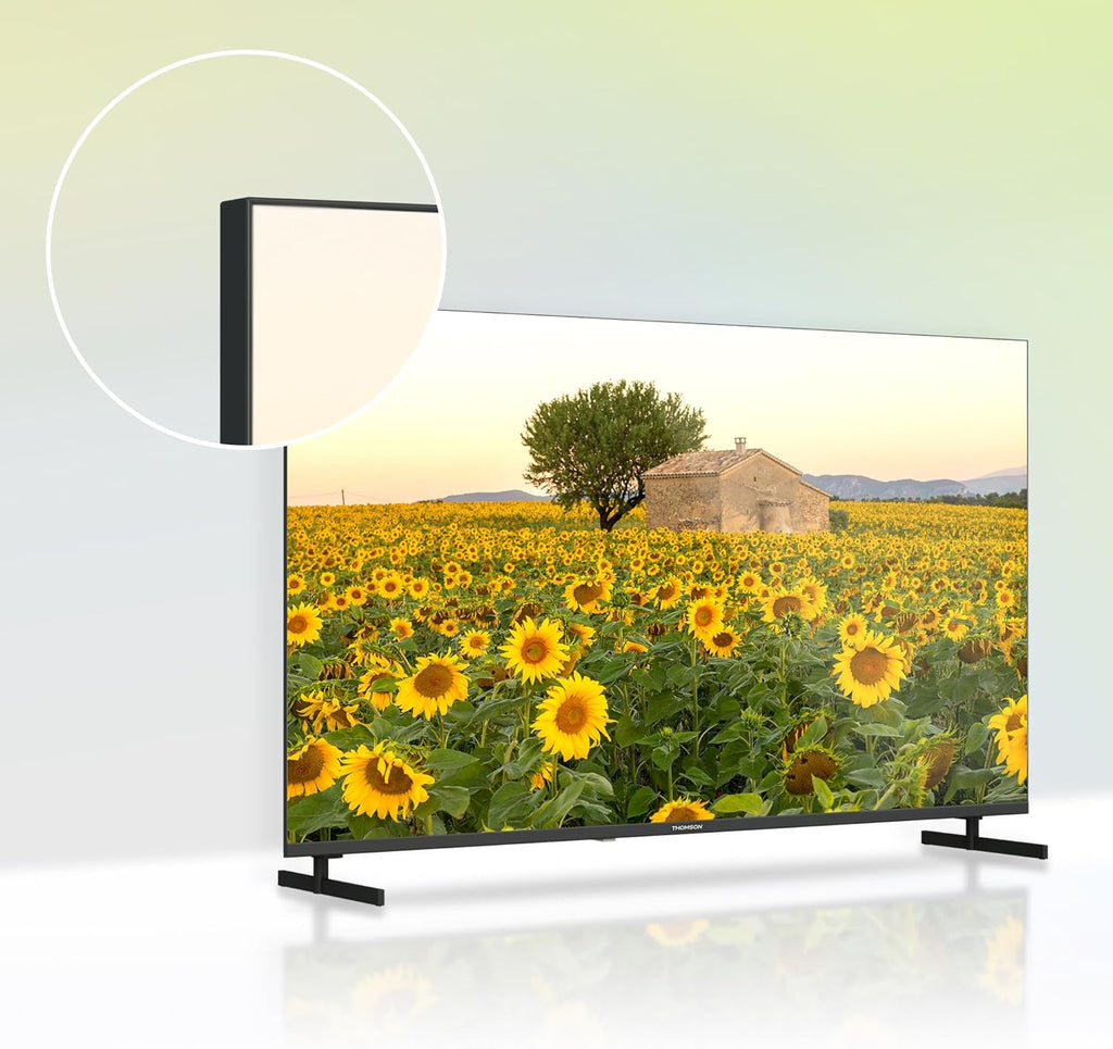 THOMSON 32 Pouces (80 cm) LED HD Smart Android TV, Google Assistant, Wi-FI, Dolby Digital, Bluetooth, Triple-Tuner (Câble-Satellite-Antenne), HDMI, CI, A Panneau- 32HA2S13