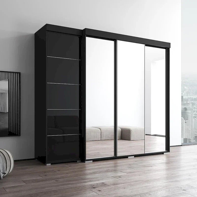 Three-Mirror Wardrobe