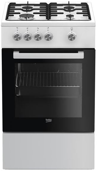 Beko fsg52000dwc – Cuisine (Autonome, Blanc, Rotatif, Avant, Gaz, Avant Moyenne
