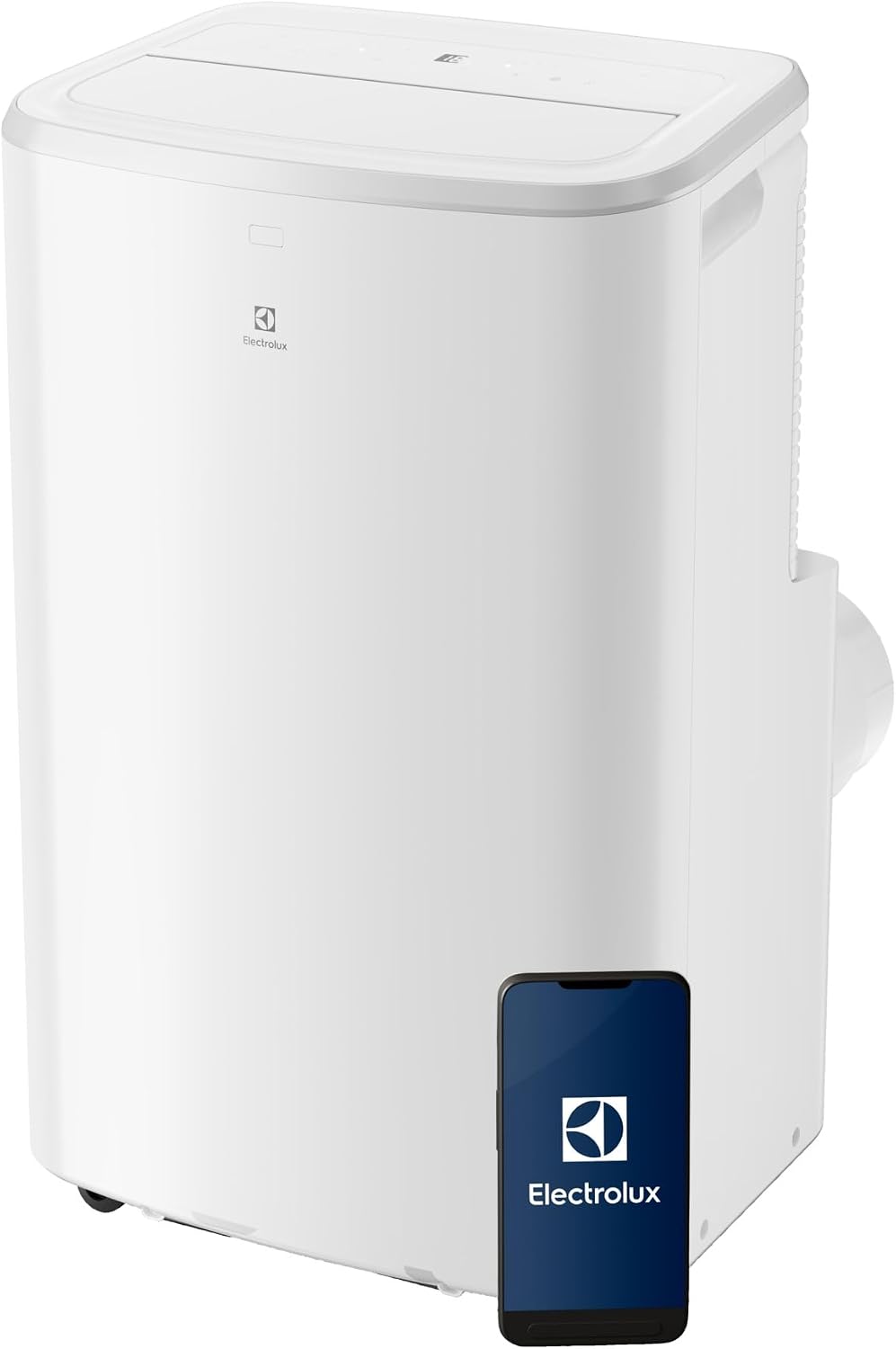 Electrolux Climatiseur Mobile 9000 BTU Silencieux, Clim Portable 3-en-1 R290 2,6 kW, Déshumidificateur et Ventilateur, WiFi, Télécommande, Blanc, Classe Énergétique A, Modèle EXP26U339AW