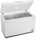 METRO Professional Congélateur bahut GHF2700S, acier, 188 x 73.5 x 94.5 cm, 700 L, 125 W, 3 paniers, éclairage LED, avec serrure, blanc/gris(500 L)