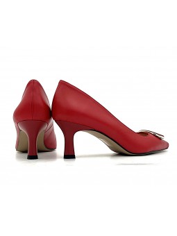 Escarpin Stocks Permanents Vera / Rouge