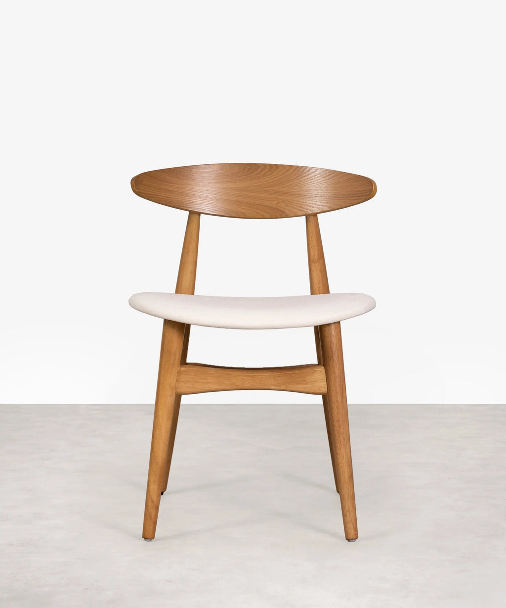Silla de Comedor en Madera Acolchada Kyoto