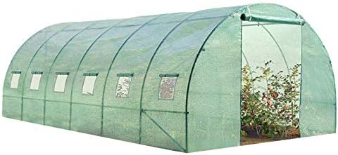 ProBache - Serre Tunnel de Jardin 18m² Verte Gamme maraîchère CRIMÉE 6x3m