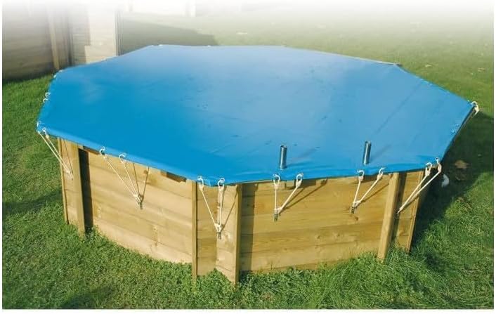 Ubbink Couverture hivernage de securite pour Piscine Bois diam 4.10m - nortland 7514388