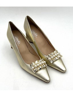 Escarpin Stocks Permanents Viki / Or