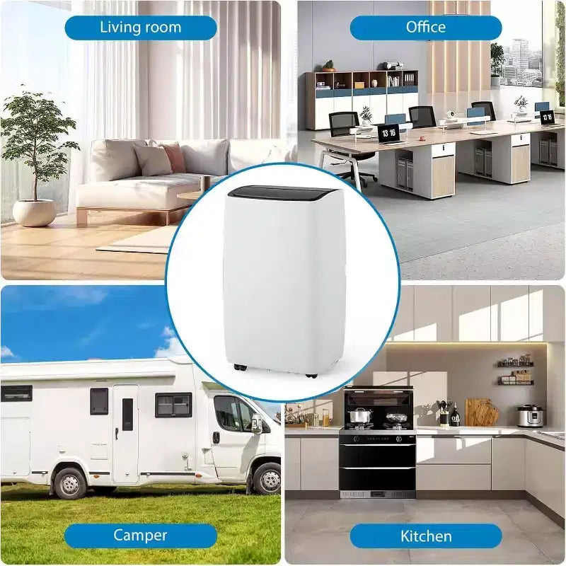 12,000 BTU Portable Air Conditioner for 550 Sq Ft 3-In-1 AC Unit with Cooling/Dehumidifier/Fan Modes