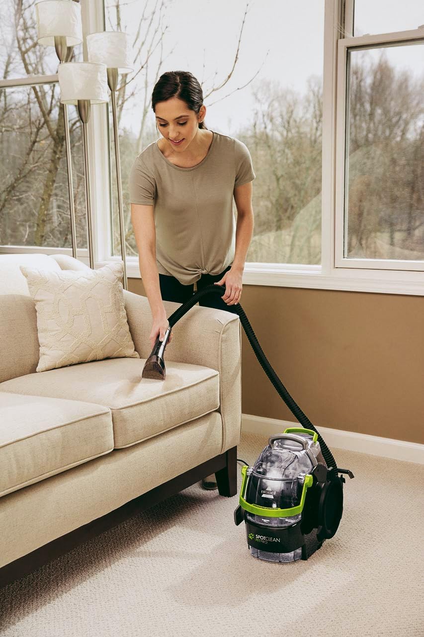 BISSELL SpotClean Pet Pro, Shampouineuse Canapé, Moteur Puissant de 750W, Idéal pour les Propriétaires d'Animaux, Nettoyeur pour Tapis, Moquettes, Meubles, Tissus, Voiture & Plus Encore, 15585