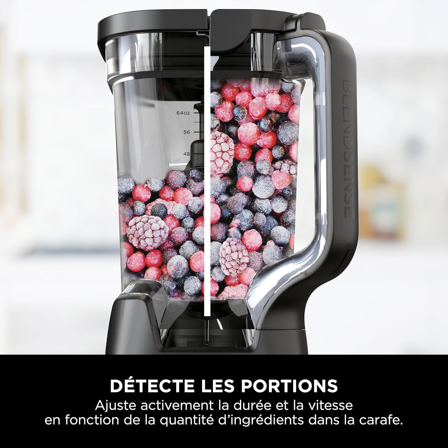 Ninja Mixeur blender processor Detect Power Pro 3-en-1 1200 W noir