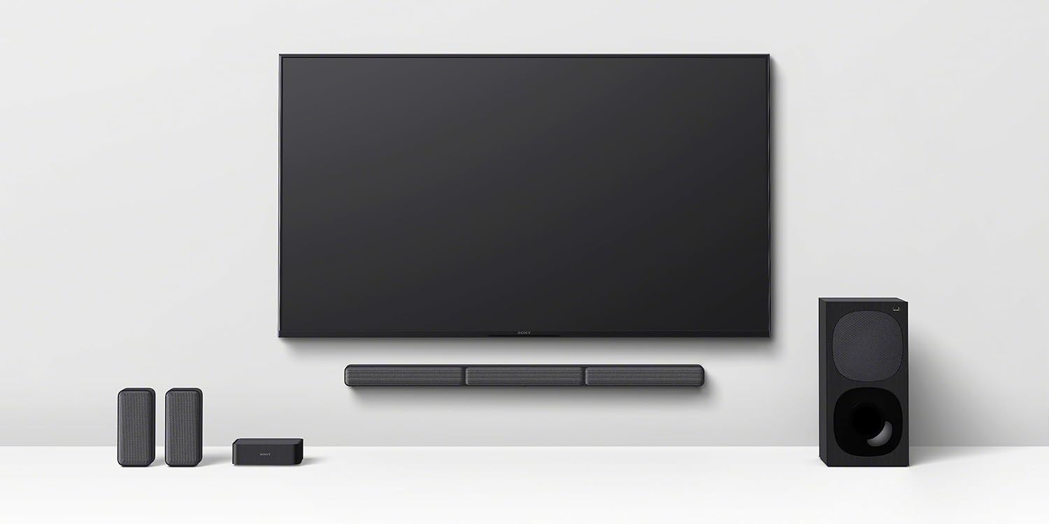 Sony HT-S40R - Barre de Son 5.1ch Home Cinéma avec Enceintes Satellites sans Fil, Noir