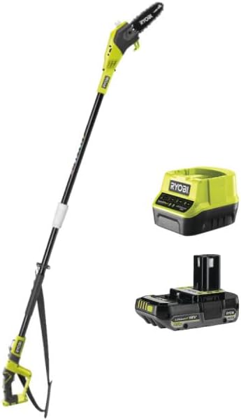 Pack RYOBI Elagueur à chaine sur perche OPP1820-18V One+ - 1 Batterie 2.0Ah - 1 Chargeur rapide