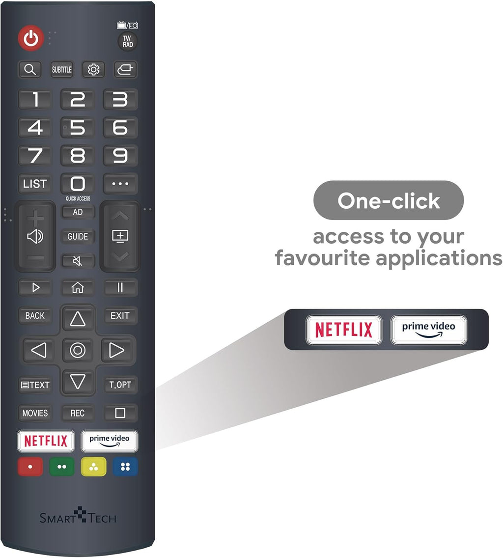 Smart Tech TV QLED 4K UHD 43' (109 cm) 43QW02V Web OS TV- 4xHDMI - 2xUSB - Dolby Vision - Dolby Atmos