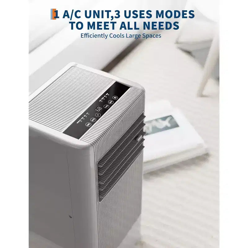 Portable Air Conditioners, Flarhetoric 10000 BTU Cooling/Fan/Dry 3 IN 1 Portable Ac unit for Room 560 SQ.FT, Units for Low Noise rooms