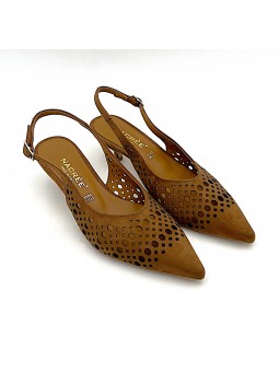 Escarpin Nacrée Zelia / Havane