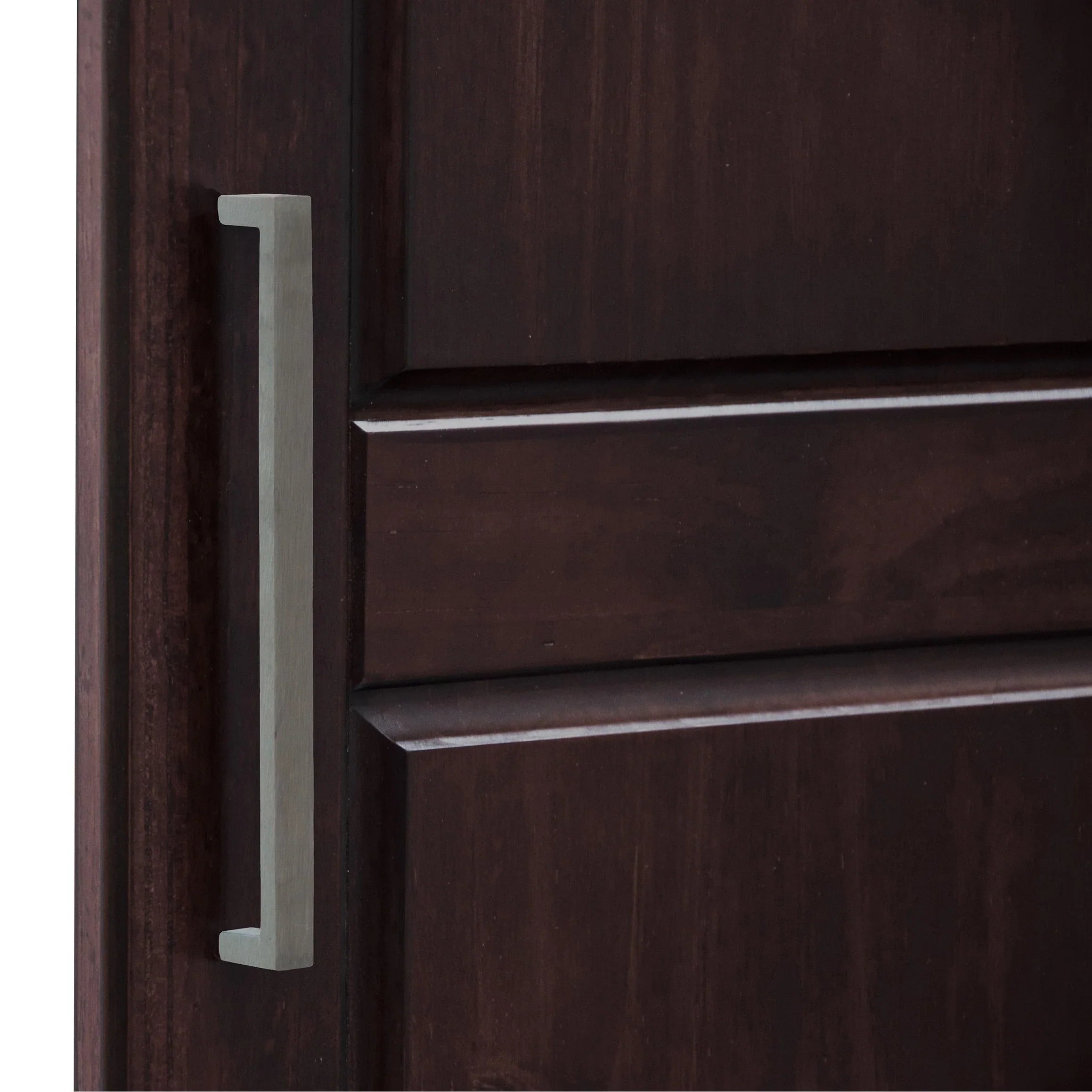 Palace Imports 100% Solid Wood Cosmo 3-Door Wardrobe Armoire with Solid Wood or Mirrored Doors