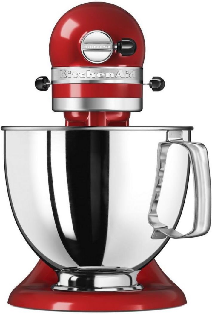 Robot pâtissier multifonction KitchenAid Artisan à tête inclinable avec 4 accessoires et bol de 4,8 L | Crème