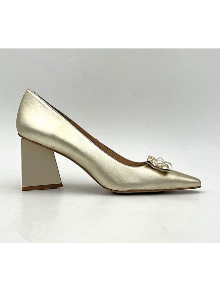 Escarpin Stocks Permanents Viki / Or