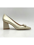 Escarpin Stocks Permanents Viki / Or