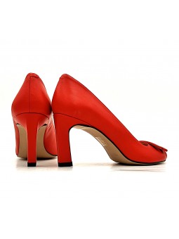 Escarpin Stocks Permanents Rosana / Rouge