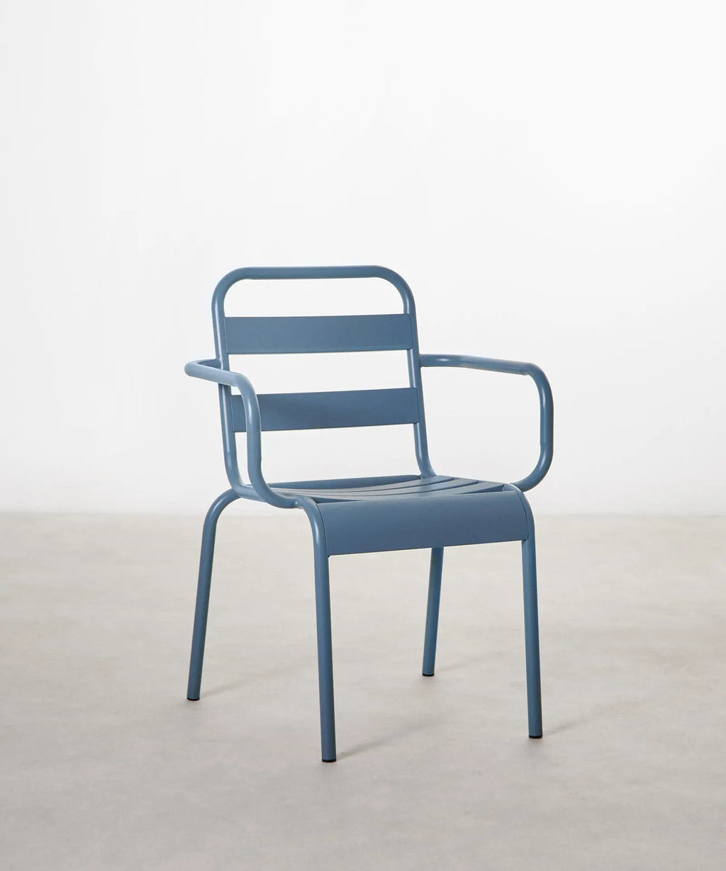 Silla de Metal con Reposabrazos Bora Arms