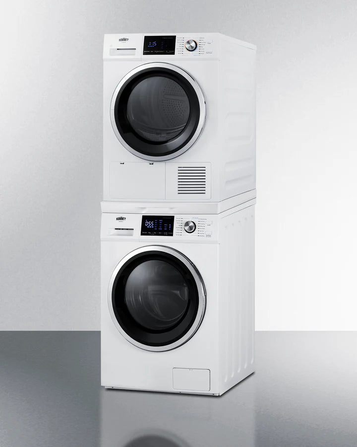 Summit 24" Washer/Heat Pump Dryer Combination 15 Dry Settings
