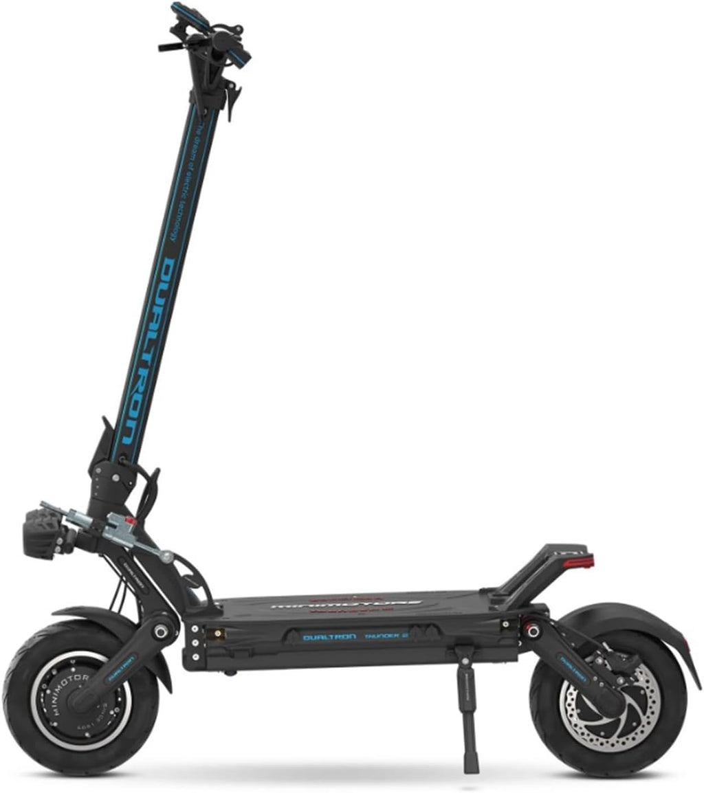 DUALTRON Trottinette Electrique Adulte Thunder 3-72V 40Ah, 2 Moteur 2500W, Autonomie jusqu'à 125km, 25km/h, Rapide puissante et Confortable, Noire