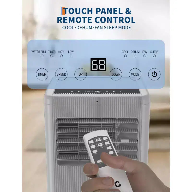Portable Air Conditioners, Flarhetoric 10000 BTU Cooling/Fan/Dry 3 IN 1 Portable Ac unit for Room 560 SQ.FT, Units for Low Noise rooms