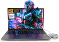 PC Portable Ordinateur 16 Go RAM LPDDR4 512 Go SSD 15,6 Pouces UHD Celeron N5095 Processeur Computer avec Touch ID WiFi5 Bluetooth 4.0 USB 3.0(Film de Clavier Inclus)