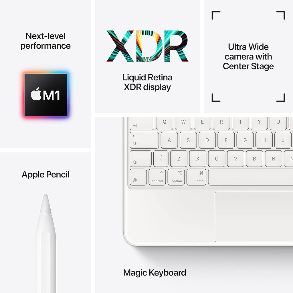 Apple 2021 iPad Pro (12.9-Pouces, Wi-FI, 25 6Go) Argent (Reconditionné)