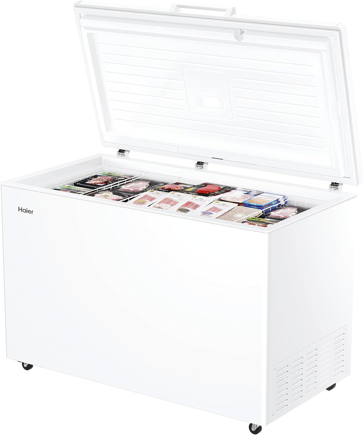 Congélateur coffre - HAIER - HCE420E - Classe E - 89,5 x 132,x 75cm - 418 L - Blanc