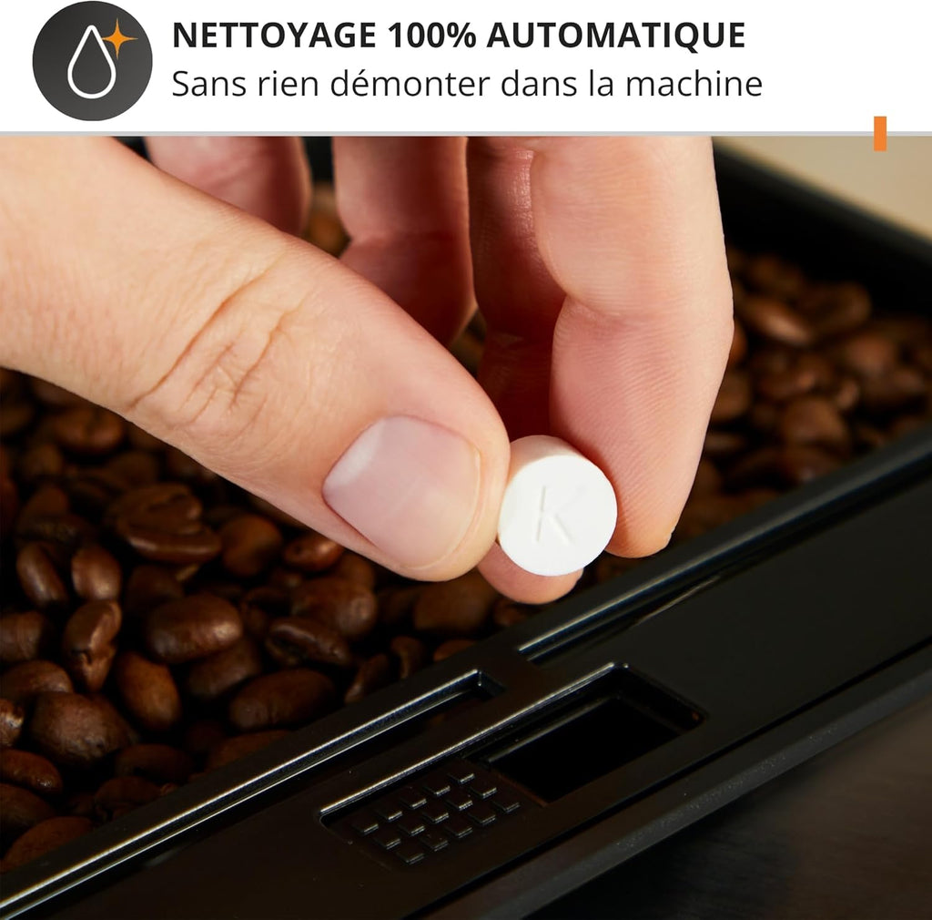 Krups Machine expresso broyeur Essential YY8125FD noire