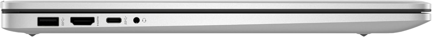 HP 17-cp2003sf Ordinateur Portable 17,3" FHD IPS, PC Portable (AMD Ryzen 5 7520U, RAM 16 Go, SSD 512 Go, AMD Radeon Graphics, Windows 11), Laptop Argent, Clavier AZERTY