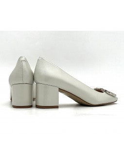 Escarpin Stocks Permanents Valda / Nacre
