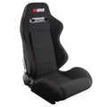 Siège baquet inclinable noir fourni avec glissière
