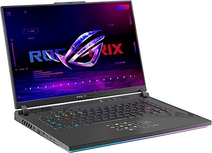 Asus ROG STRIX-G16-G614JI-N3082W PC Portable Gamer 16" FHD+ 165Hz Intel Core i7-13650HX RTX 4070 8 GB TGP 140W 32Go RAM DDR5 1TO SSD MVMe M.2 PCIe4, Windows 11Home Clavier AZERTY Rétroéclaire RGB