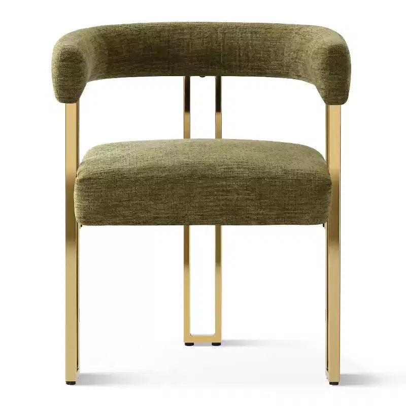 Expandable Round to Oval Dining Table Set with 4 Velvet Armchairs, Modern Pedestal Design, Seats Up to 8 People-Panipeachy