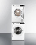 Summit 24" Electric Laundry Center With 2.3 cu. ft. Washer